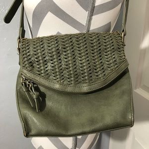 Sasha+sofi weaved crossbody bag